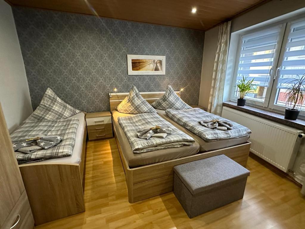 Christels Ferienwohnung 2 In Thale Mit Ueberdachter Terrasse, Kueche Mit Tv & Geschirrspueler Eksteriør bilde