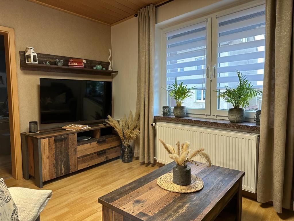 Christels Ferienwohnung 2 In Thale Mit Ueberdachter Terrasse, Kueche Mit Tv & Geschirrspueler Eksteriør bilde